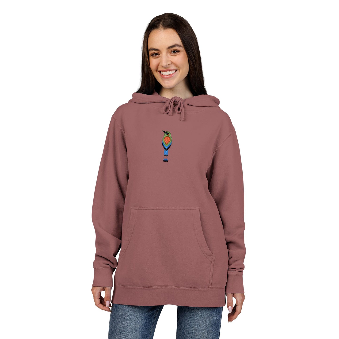 Guardabarranco Embroidered Pigment-Dyed Hoodie