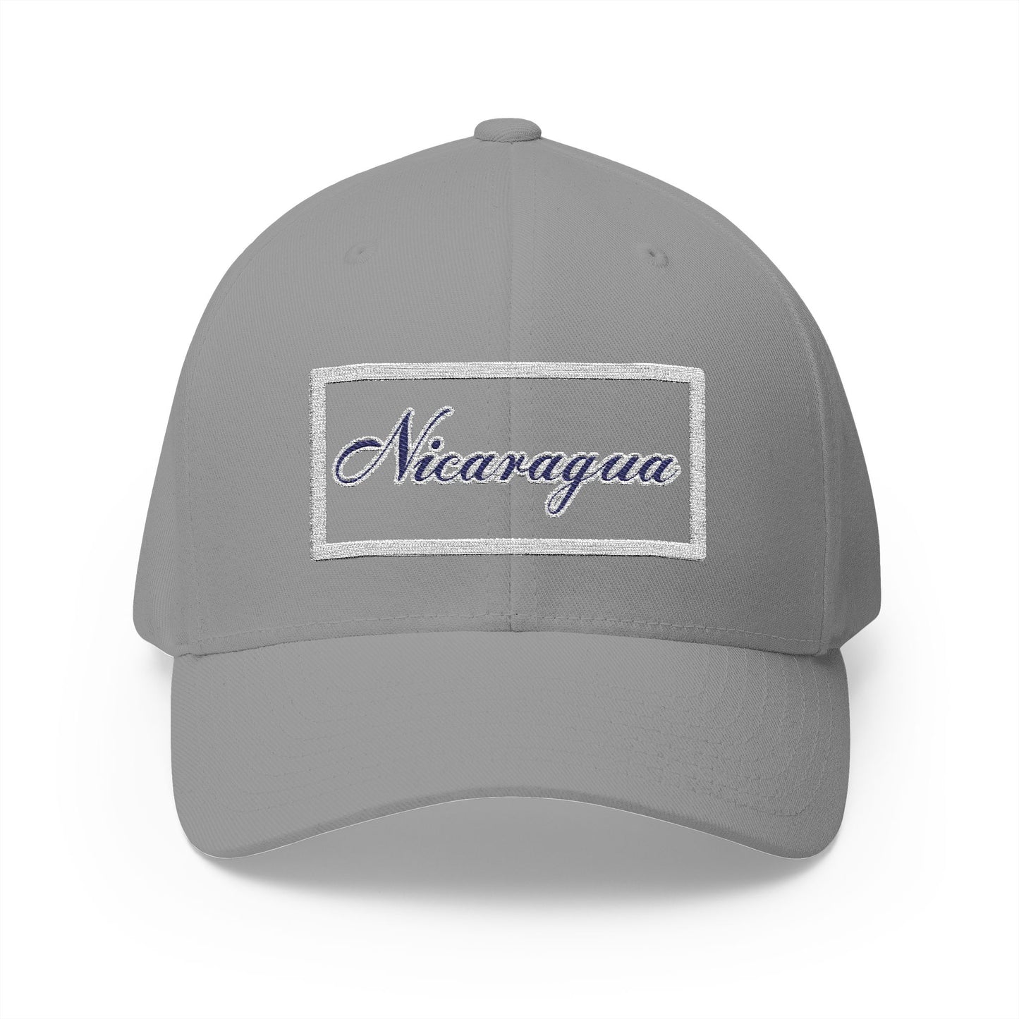 Nicaragua Embroidered Closed-Back Cap