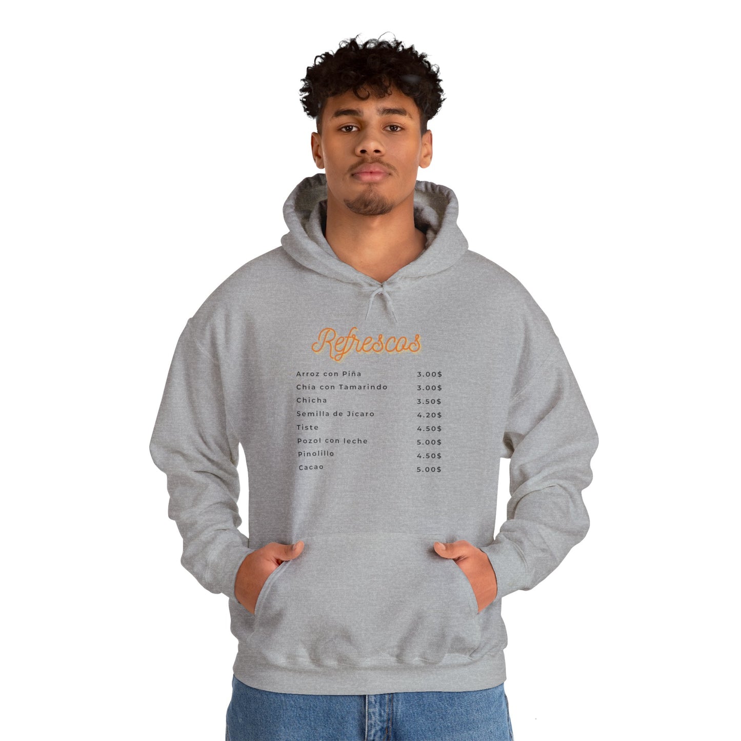 Refrescos Menu Unisex Heavy Blend™ Hooded Sweatshirt