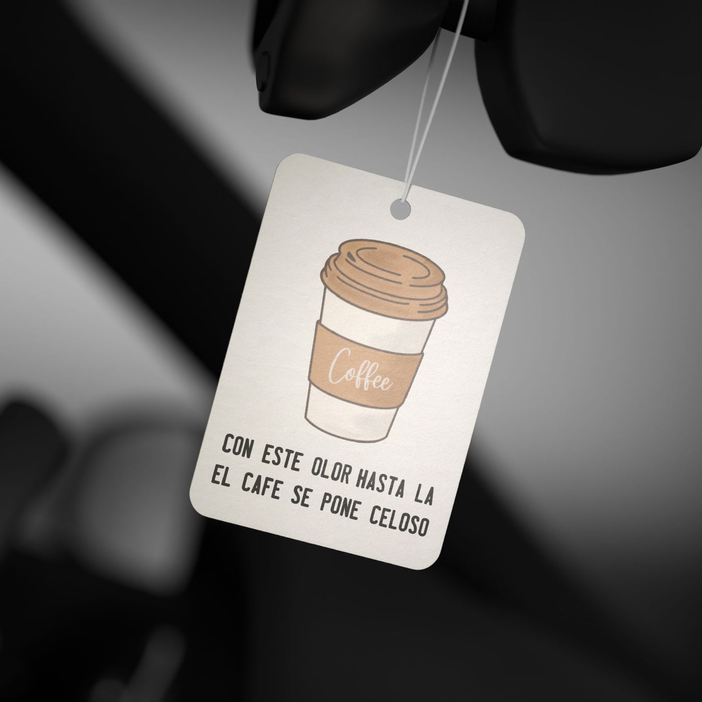 Hasta El Cafe Car Air Freshener