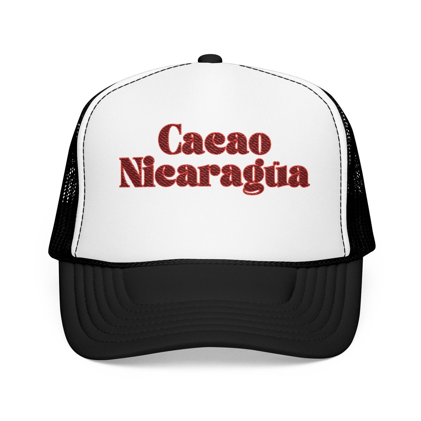 Cacao Nicaragua Embroidered Foam Trucker Hat