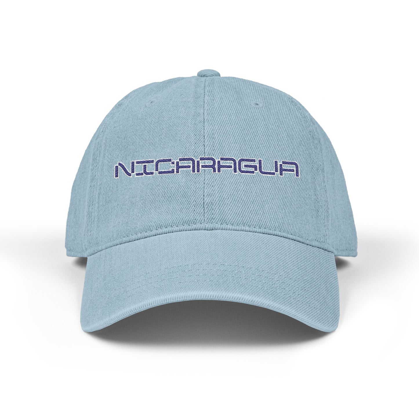 Nicaragua Embroidered Denim Hat