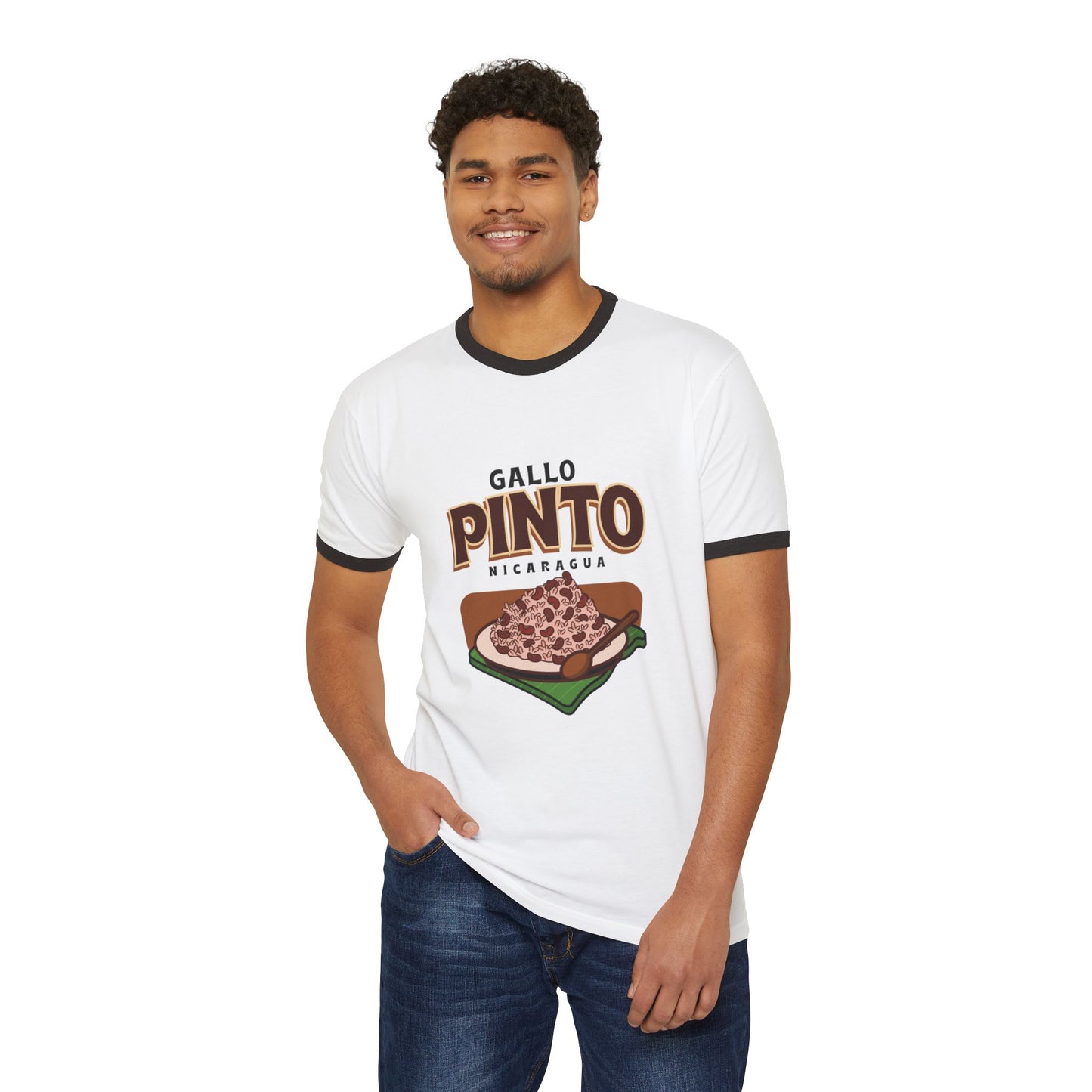 Gallo Pinto Unisex Cotton Ringer T-Shirt