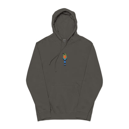 Guardabarranco Embroidered Pigment-Dyed Hoodie