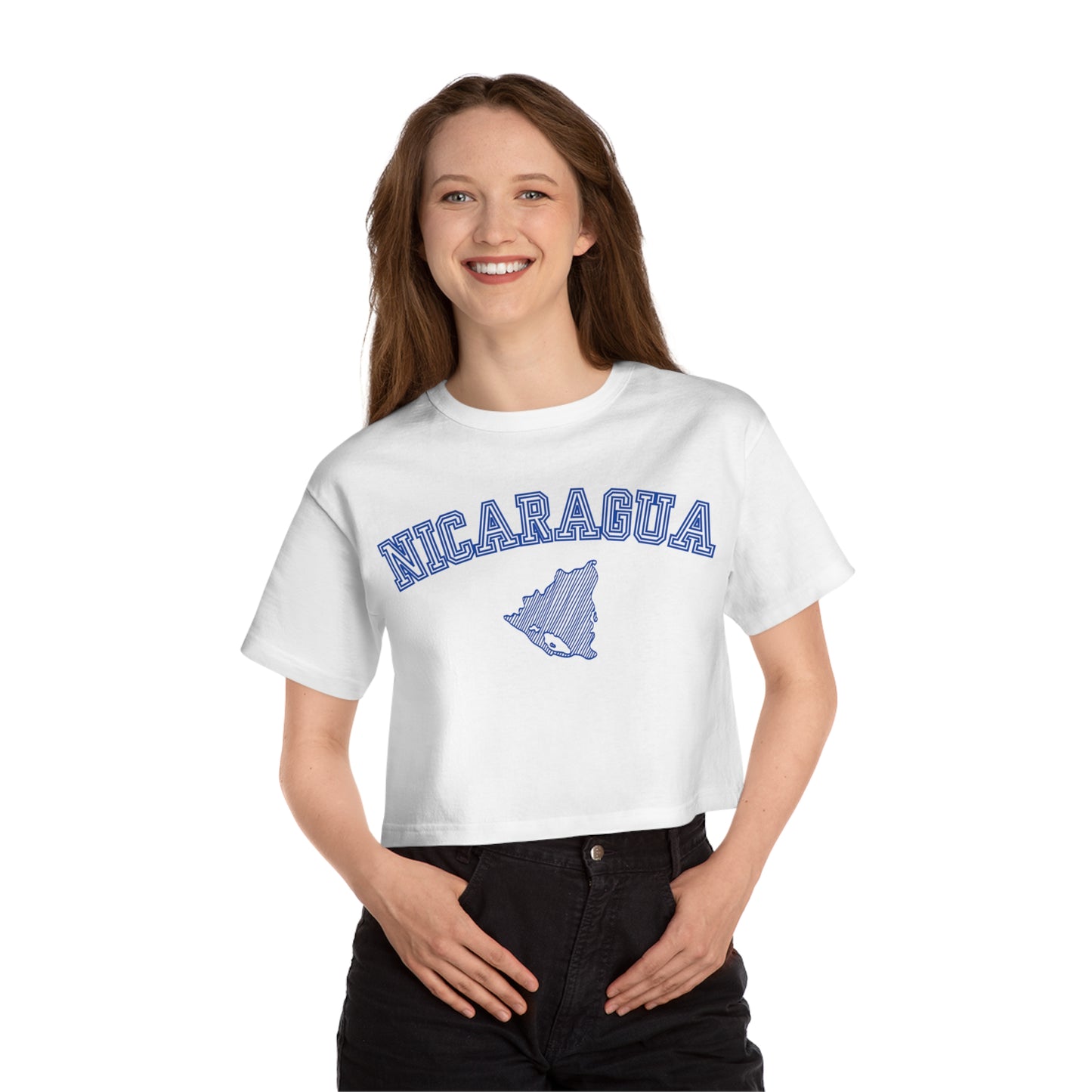 Nicaragua Champion Women's Heritage Cropped T-Shirt