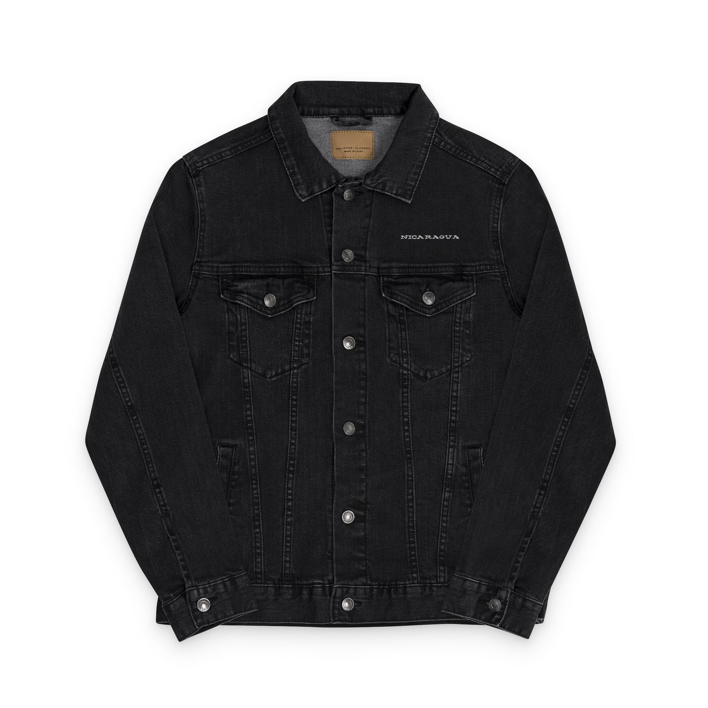 Toros y Montadores Embroidered Men's Denim Jacket