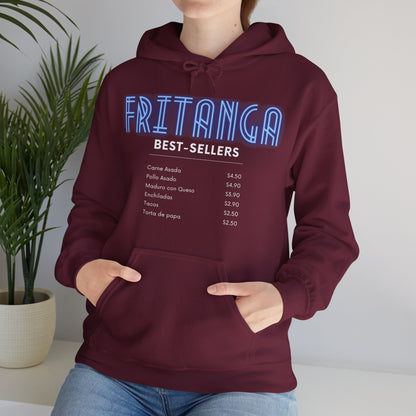 Dark Fritanga Menu Unisex Heavy Blend™ Hooded Sweatshirt