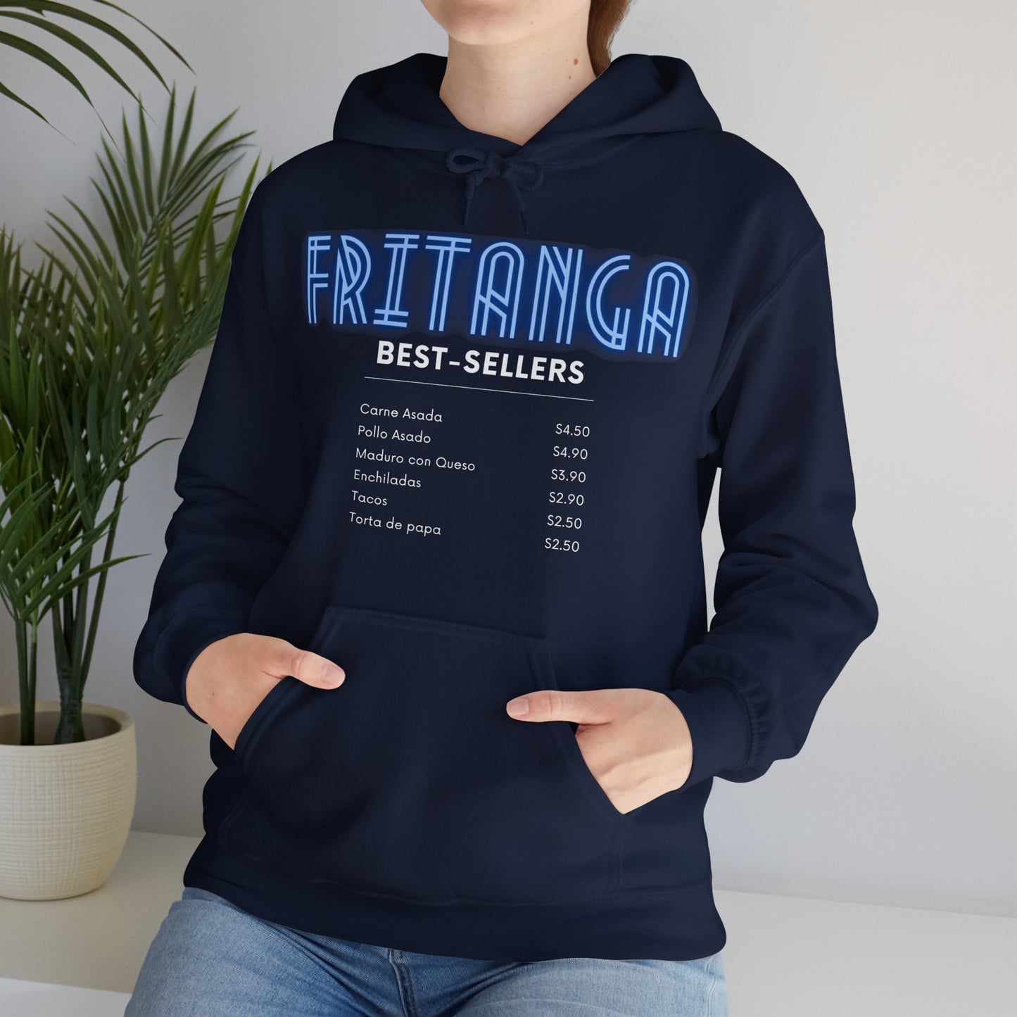 Dark Fritanga Menu Unisex Heavy Blend™ Hooded Sweatshirt