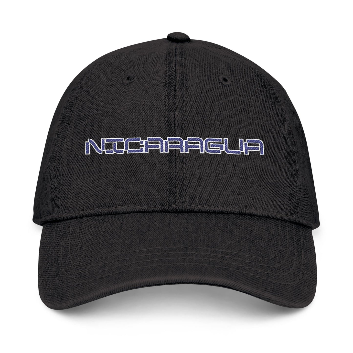 Nicaragua Embroidered Denim Hat