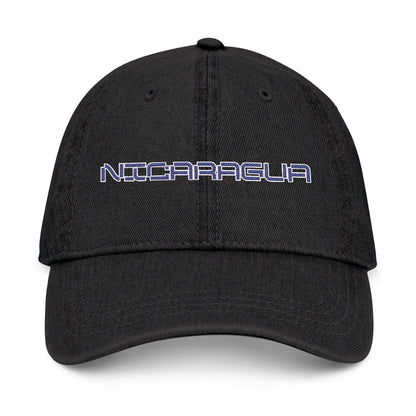 Nicaragua Embroidered Denim Hat