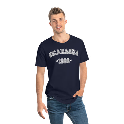 Nicaragua 1996's Men's Jersey Curved Hem Tee