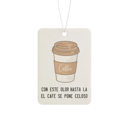 Hasta El Cafe Car Air Freshener