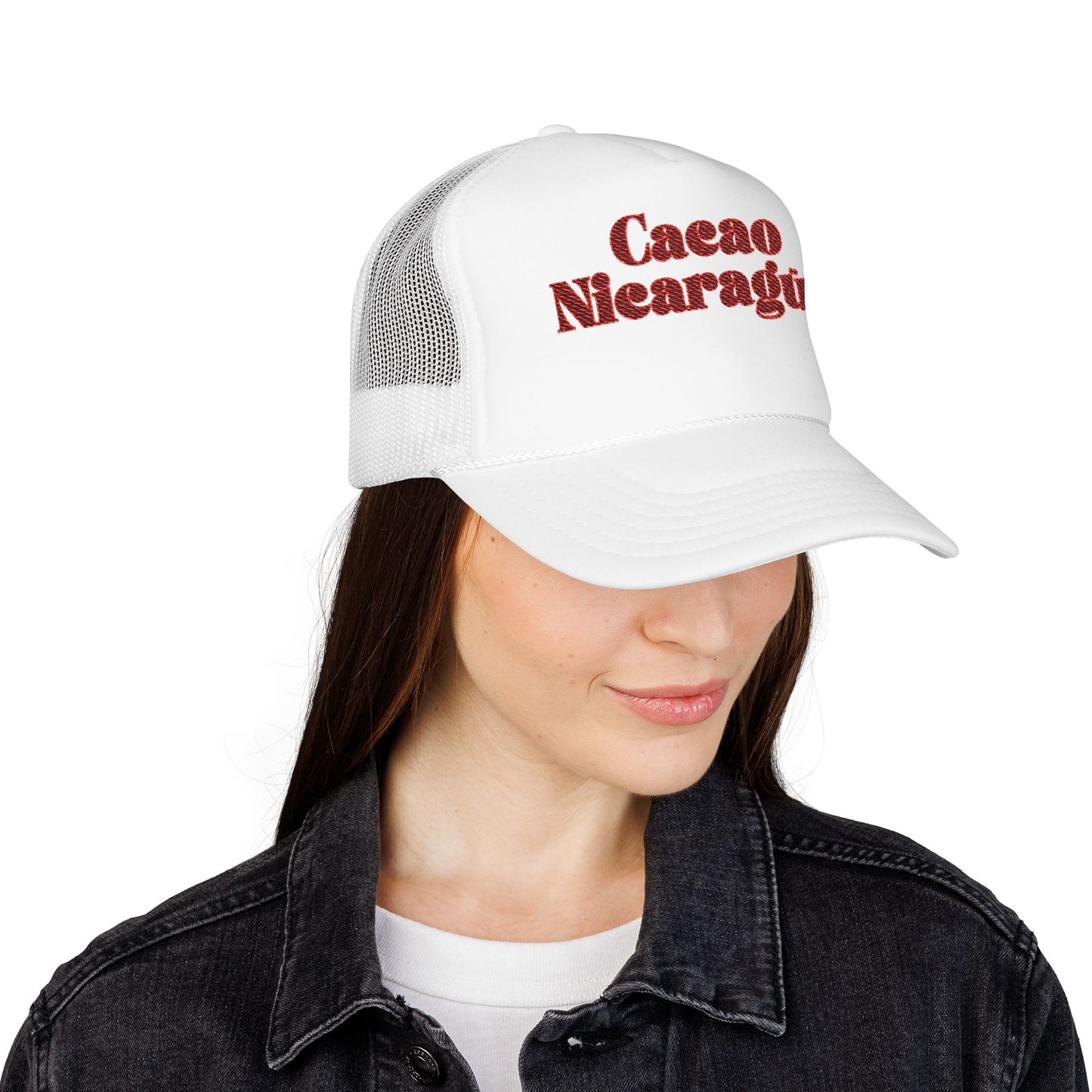 Cacao Nicaragua Embroidered Foam Trucker Hat