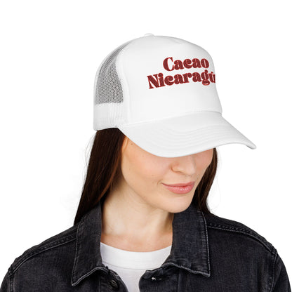 Cacao Nicaragua Embroidered Foam Trucker Hat
