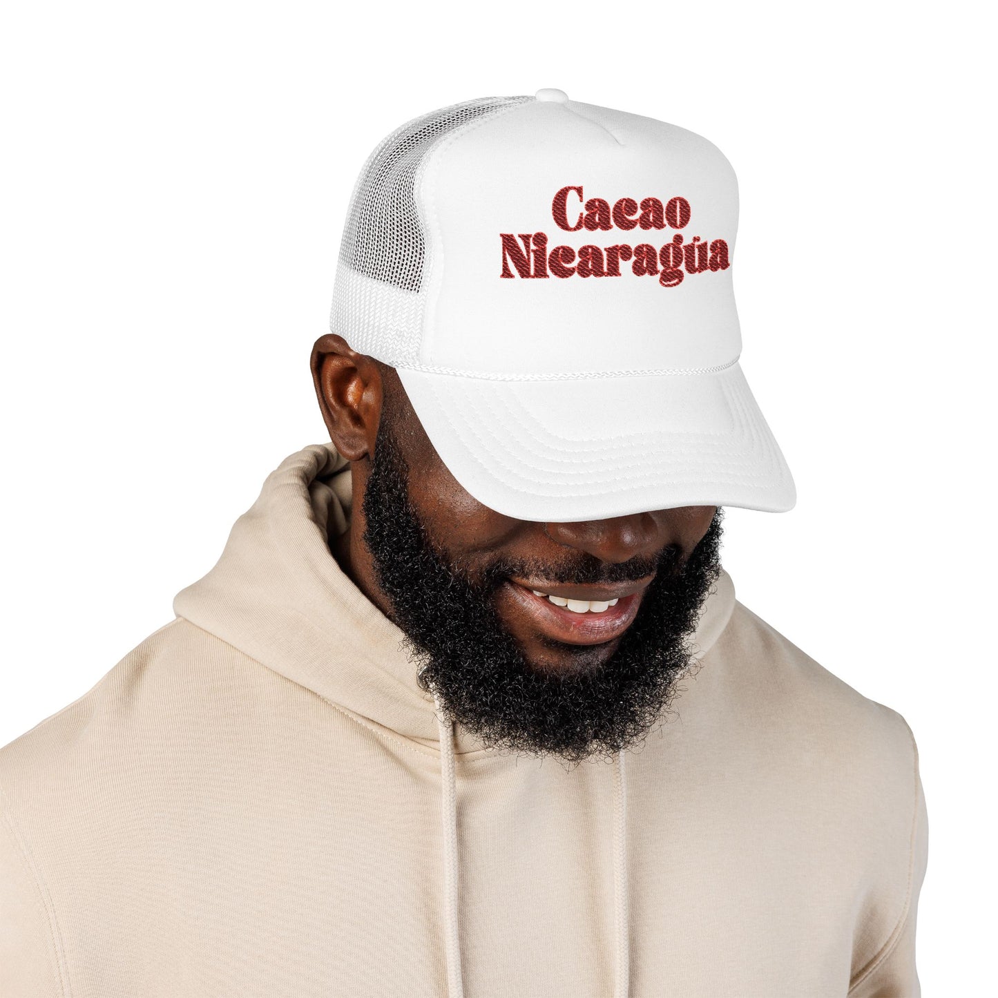 Cacao Nicaragua Embroidered Foam Trucker Hat