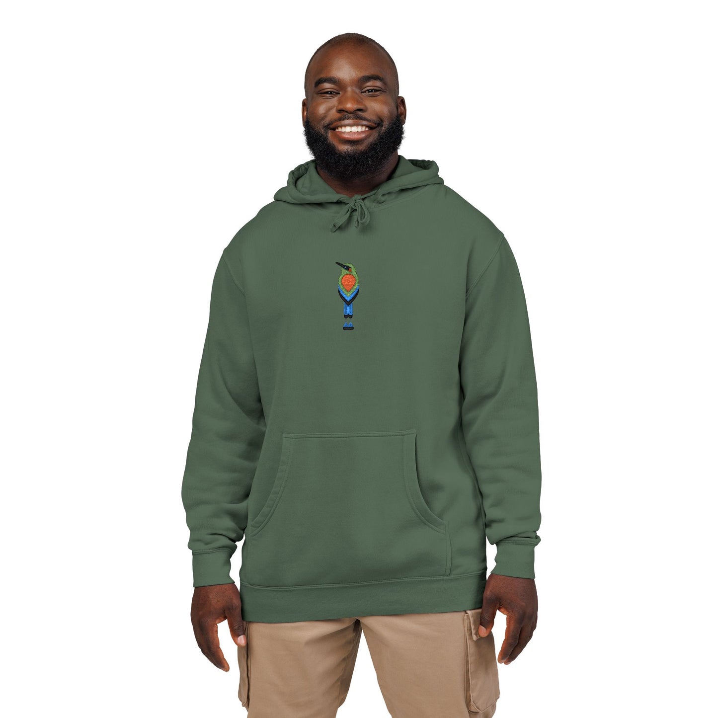 Guardabarranco Embroidered Pigment-Dyed Hoodie