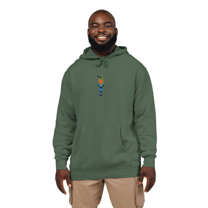 Guardabarranco Embroidered Pigment-Dyed Hoodie