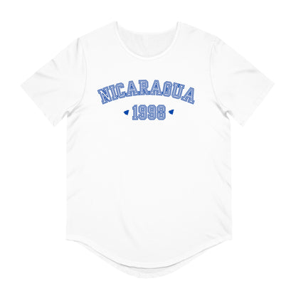 Nicaragua 1998's Men's Jersey Curved Hem Tee