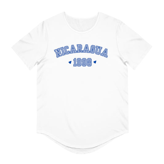 Nicaragua 1998's Men's Jersey Curved Hem Tee