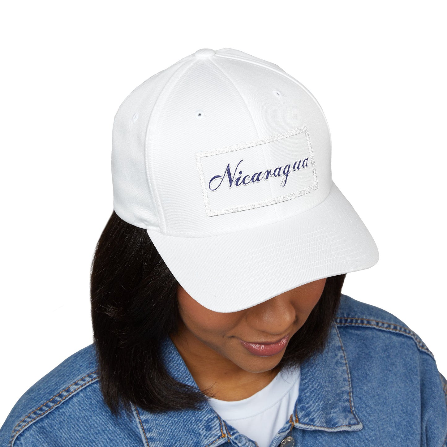 Nicaragua Embroidered Closed-Back Cap
