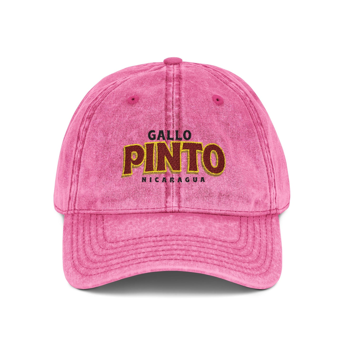 Gallo Pinto Nicaragua Vintage Embroidered Cap