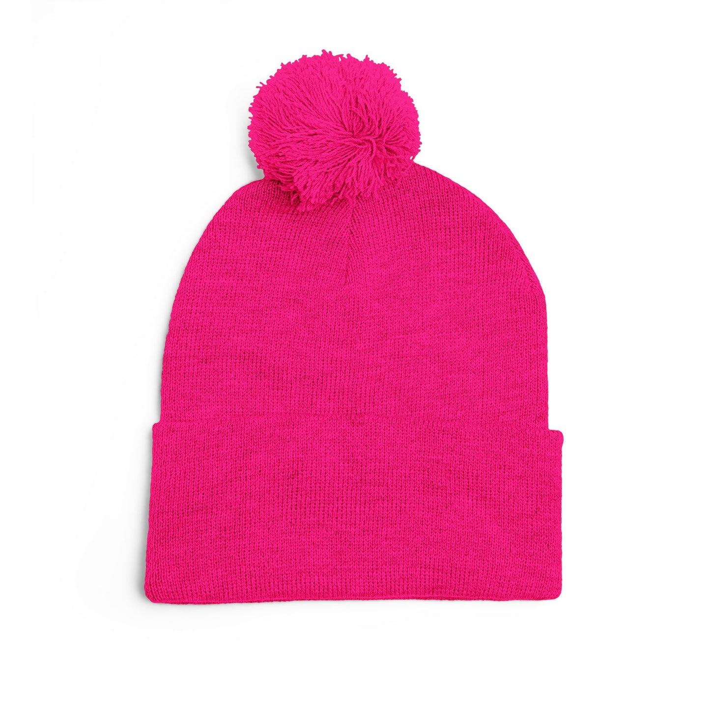 Nicaragua Pom-Pom Knit Beanie Embroidered