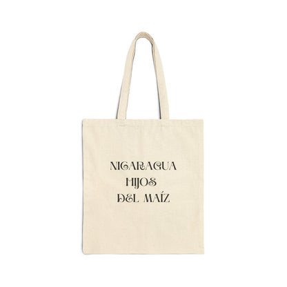 Nicaragua Hijos del Maíz Cotton Canvas Tote Bag