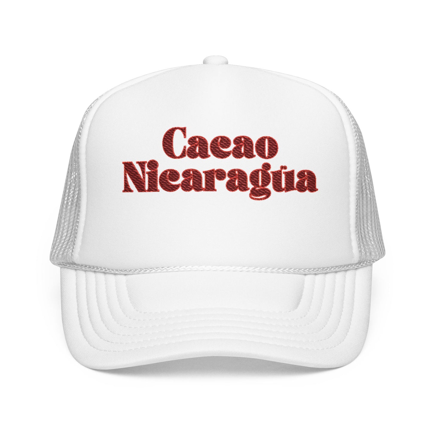 Cacao Nicaragua Embroidered Foam Trucker Hat