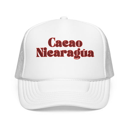 Cacao Nicaragua Embroidered Foam Trucker Hat