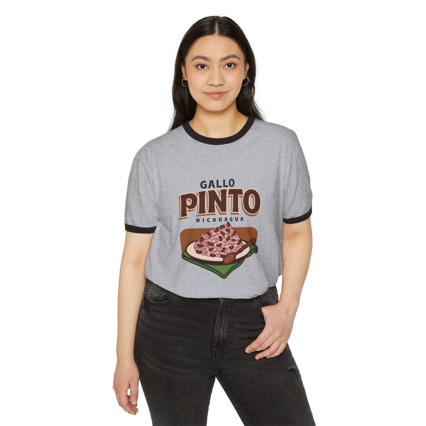 Gallo Pinto Unisex Cotton Ringer T-Shirt