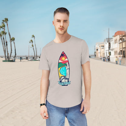 San Juan del Sur Surf Men's Jersey Curved Hem Tee