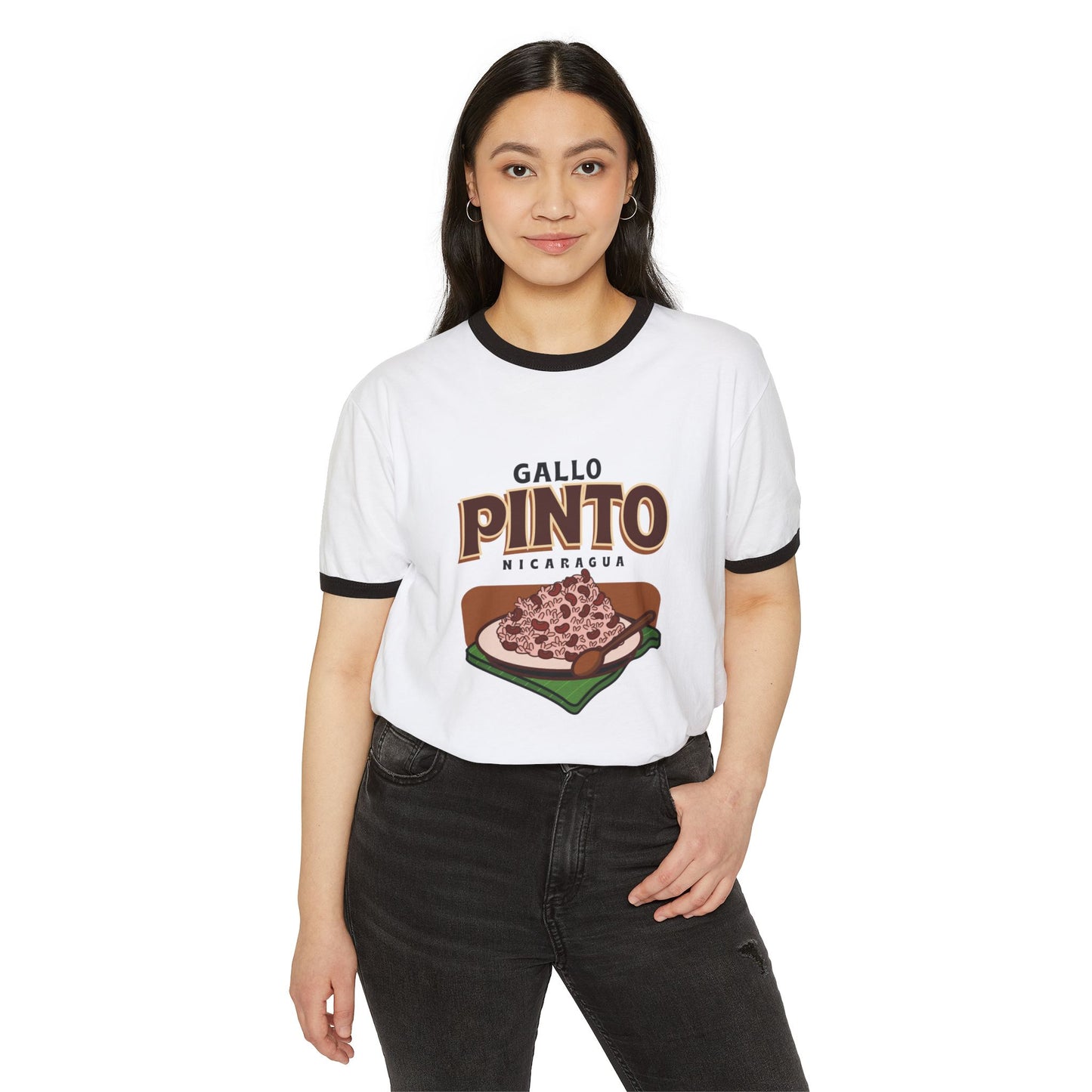 Gallo Pinto Unisex Cotton Ringer T-Shirt