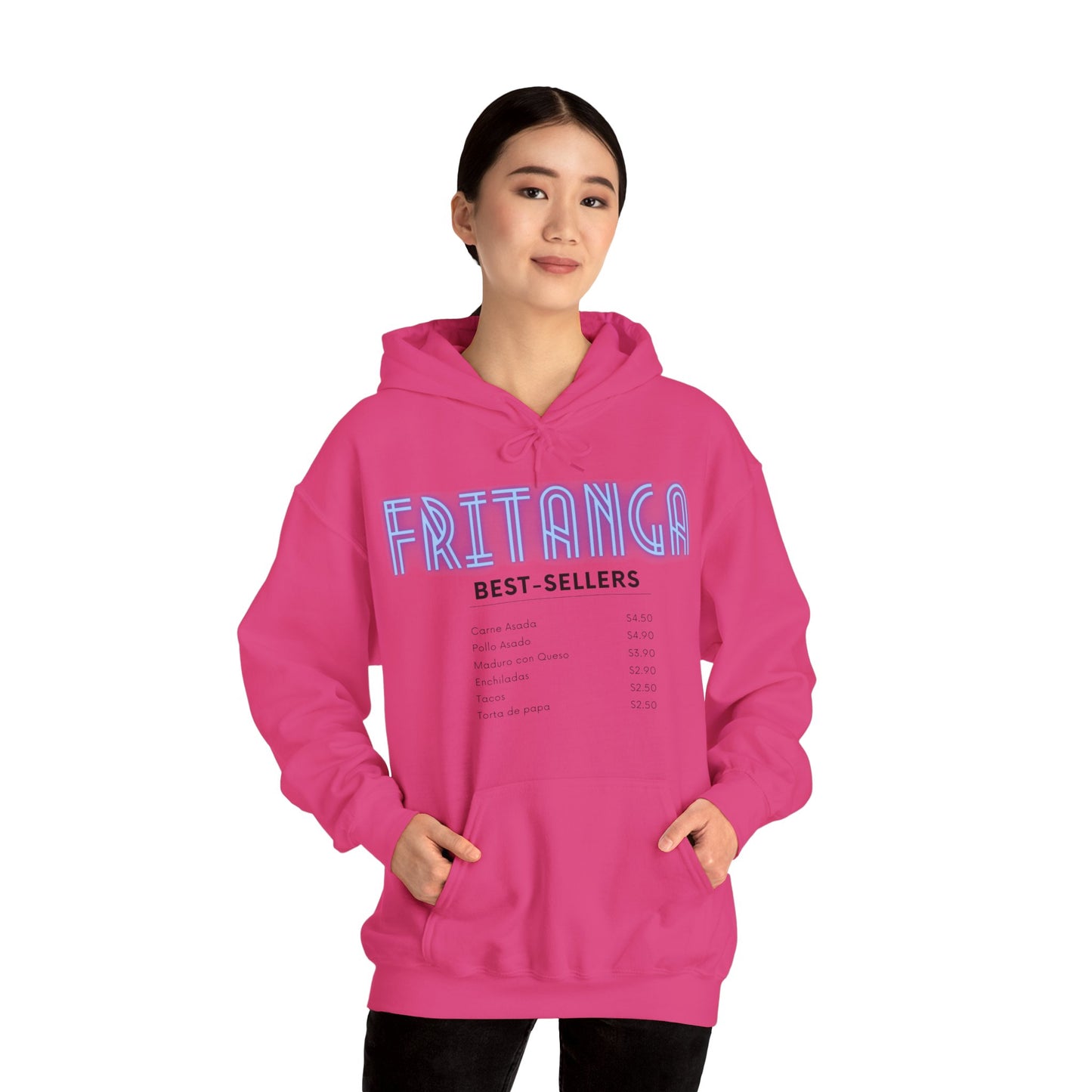 Fritanga Menu Unisex Heavy Blend™ Hooded Sweatshirt