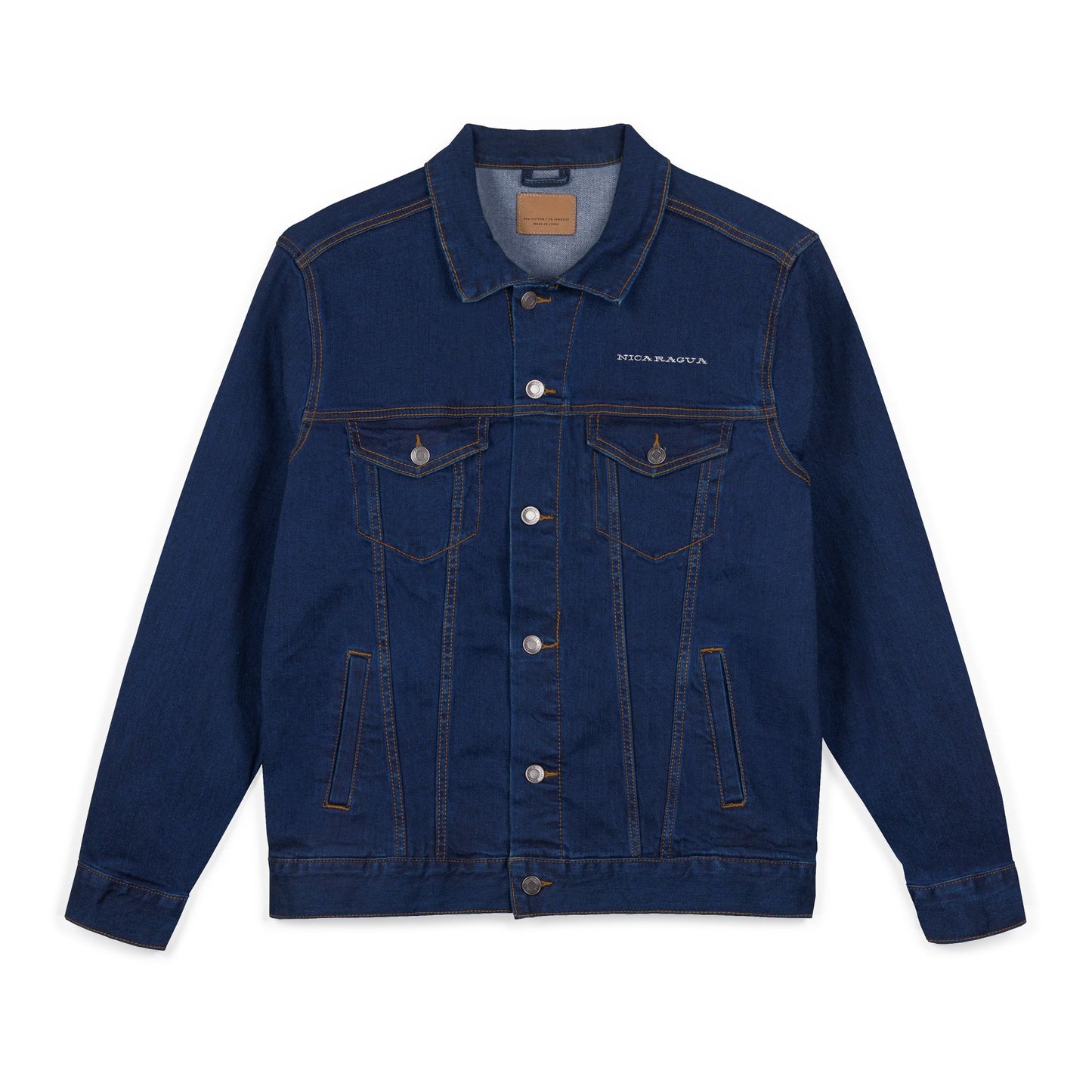 Toros y Montadores Embroidered Men's Denim Jacket