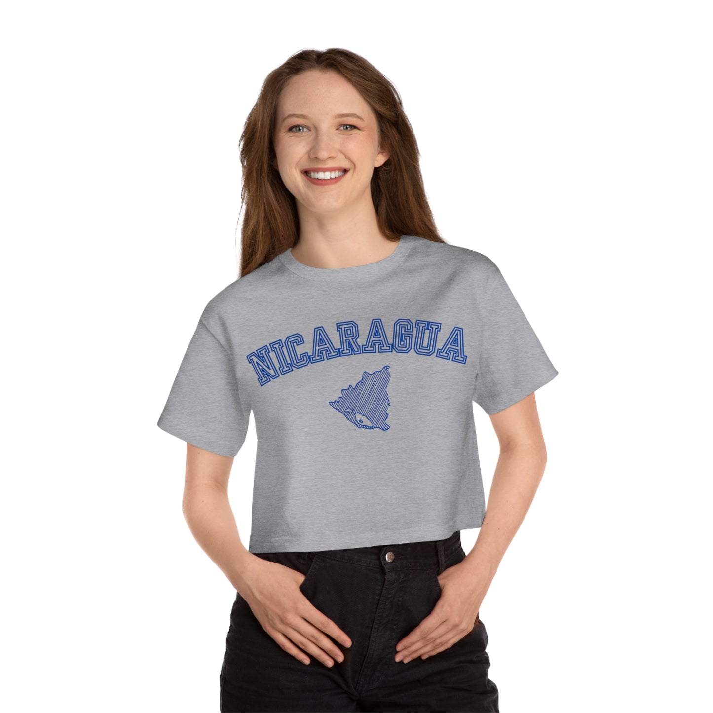 Nicaragua Champion Women's Heritage Cropped T-Shirt