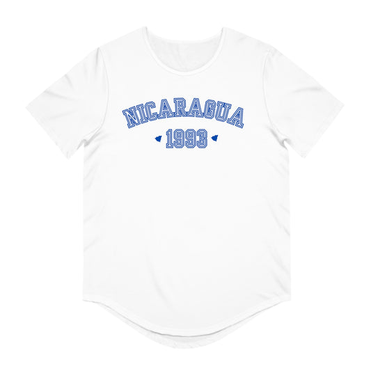 Nicaragua 1993's Men's Jersey Curved Hem Tee