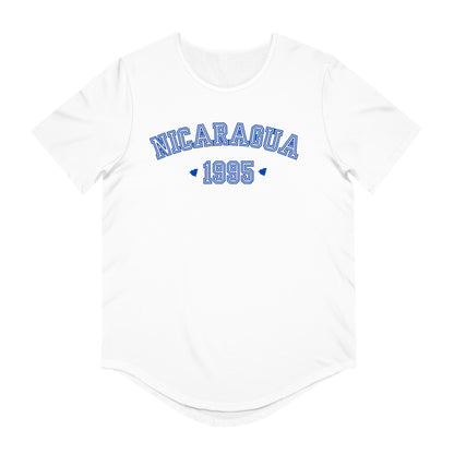 Nicaragua 1995's Men's Jersey Curved Hem Tee