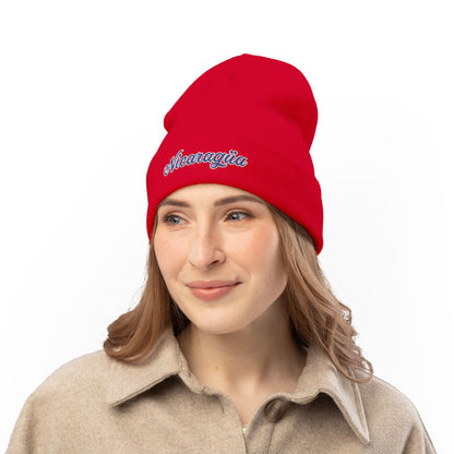 Nicaragua Embroidered Knit Beanie