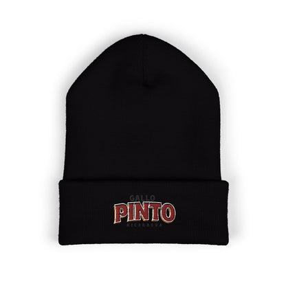 Gallo Pinto Embroidered Cuffed Beanie