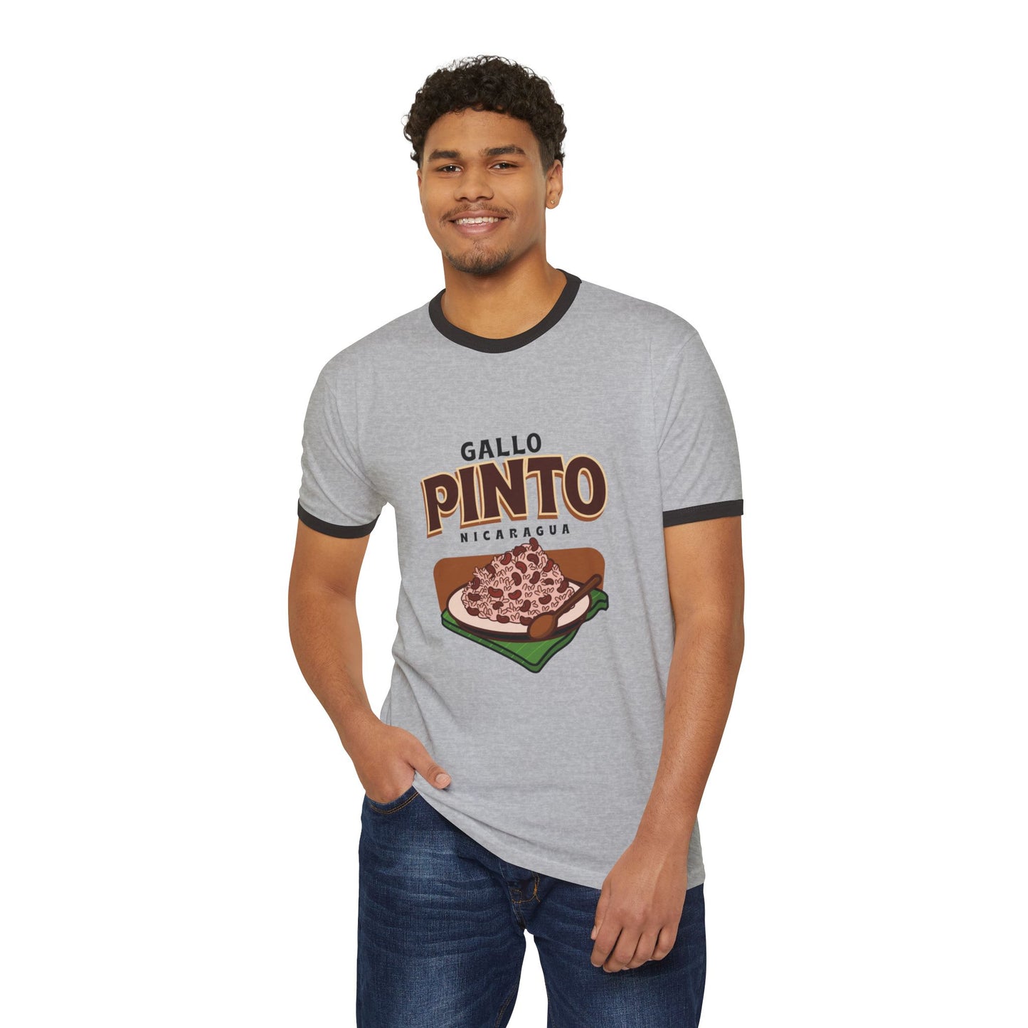 Gallo Pinto Unisex Cotton Ringer T-Shirt