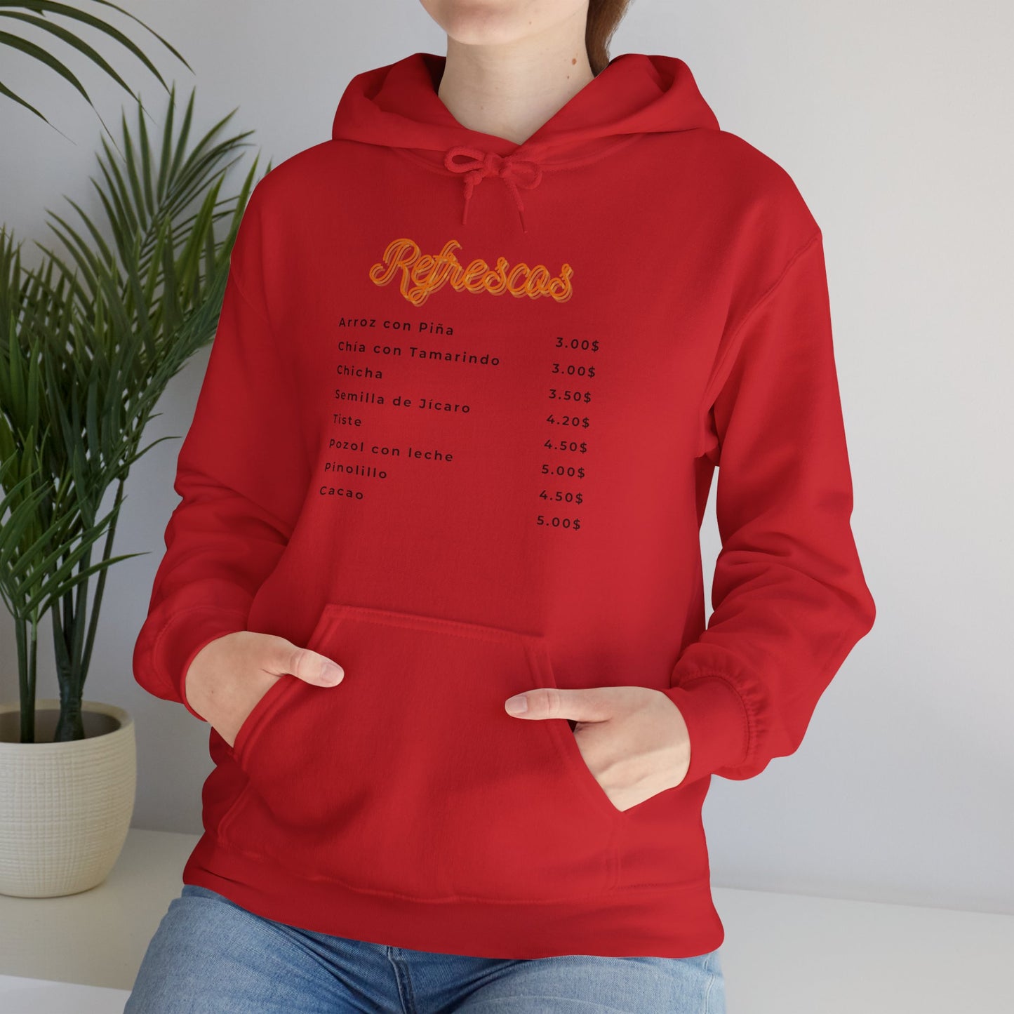 Refrescos Menu Unisex Heavy Blend™ Hooded Sweatshirt