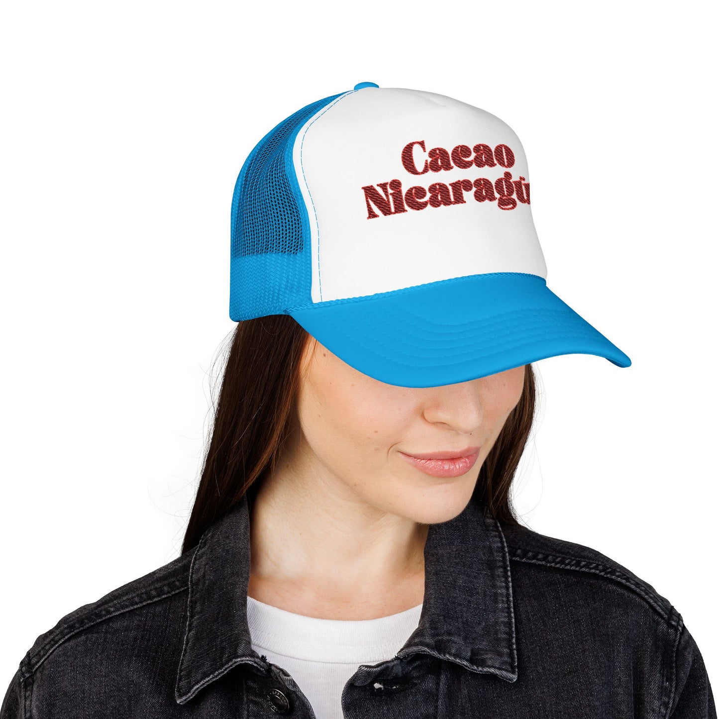 Cacao Nicaragua Embroidered Foam Trucker Hat