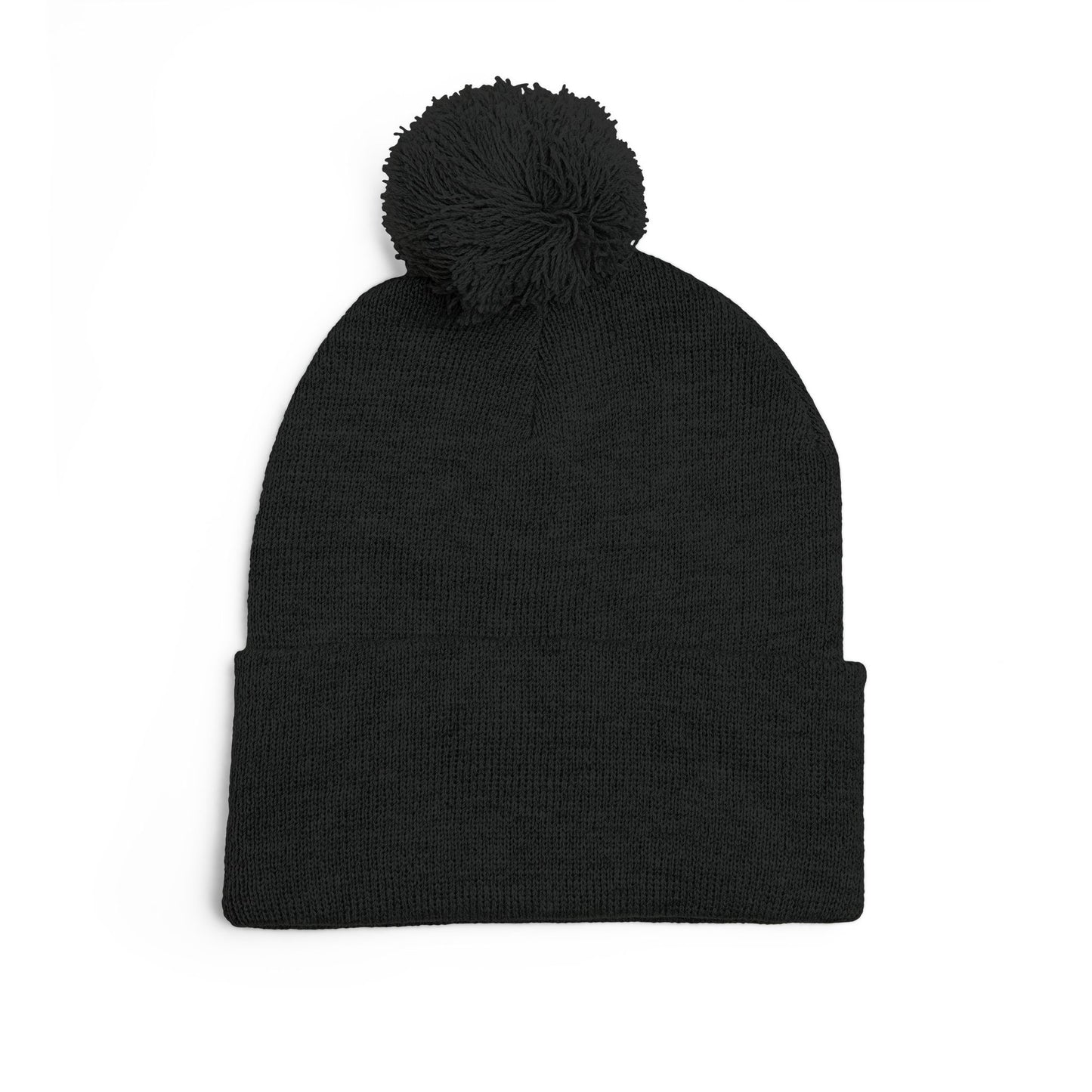 Nicaragua Pom-Pom Knit Beanie Embroidered