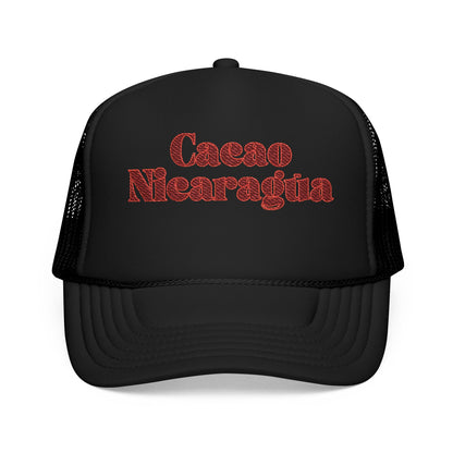 Cacao Nicaragua Embroidered Foam Trucker Hat