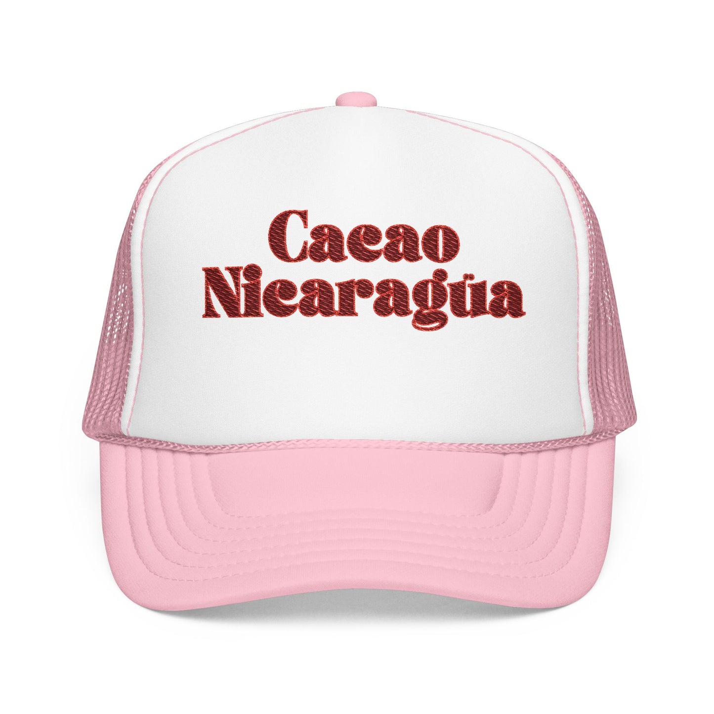 Cacao Nicaragua Embroidered Foam Trucker Hat