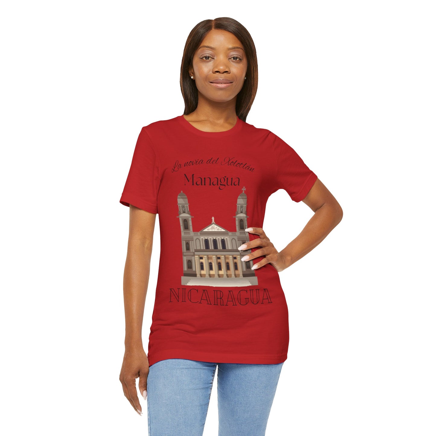 La novia del Xolotlán Unisex Jersey Short Sleeve Tee