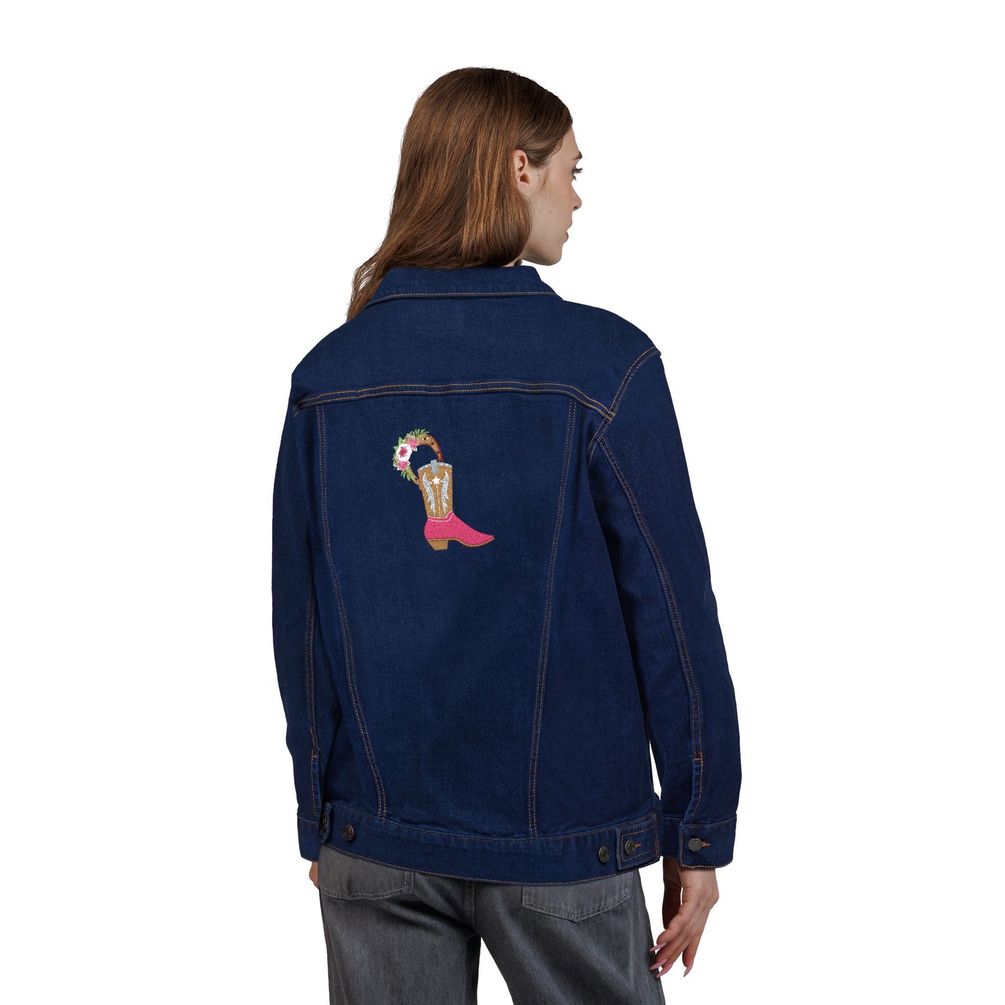 Nicaragua Embroidered Women's Denim Jacket