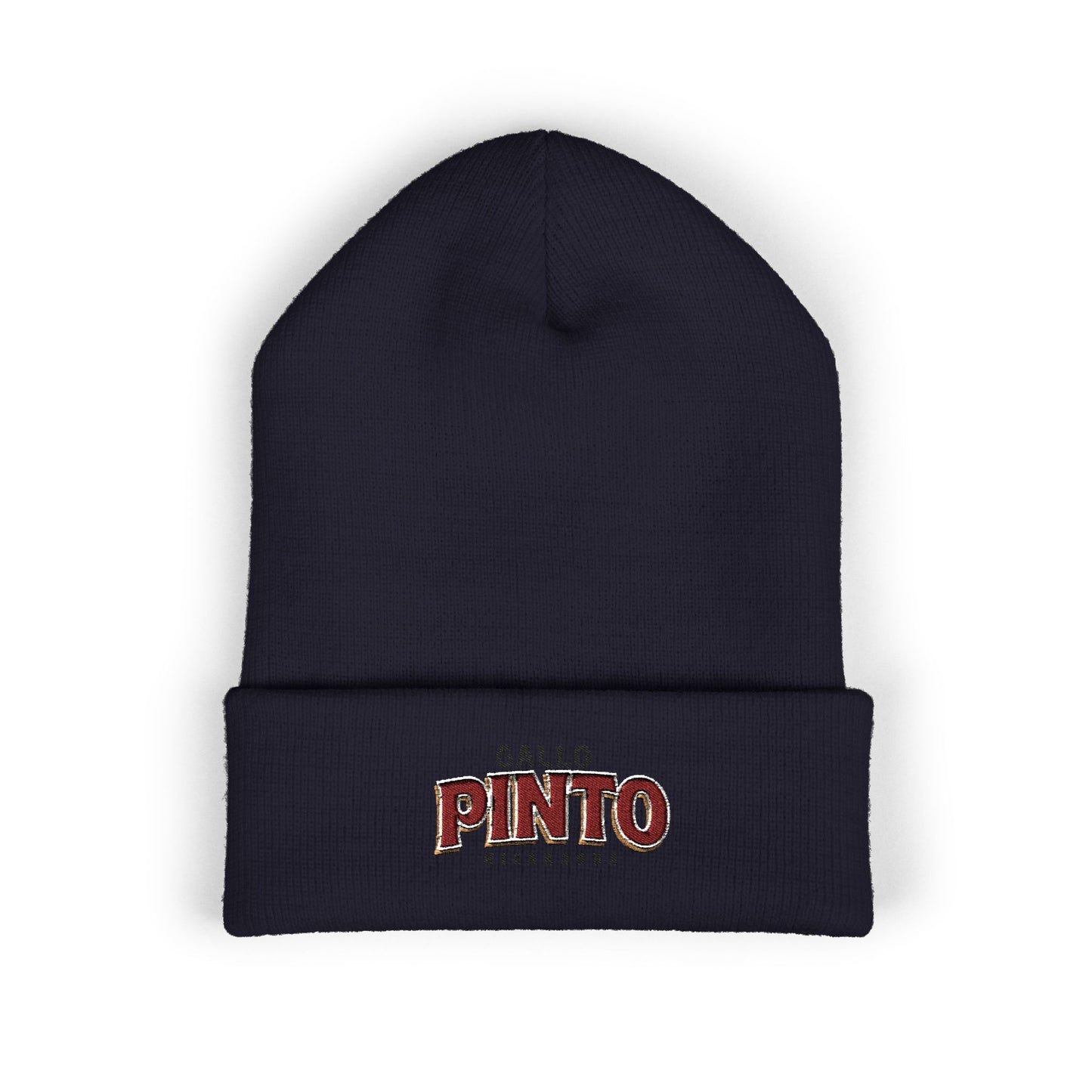 Gallo Pinto Embroidered Cuffed Beanie