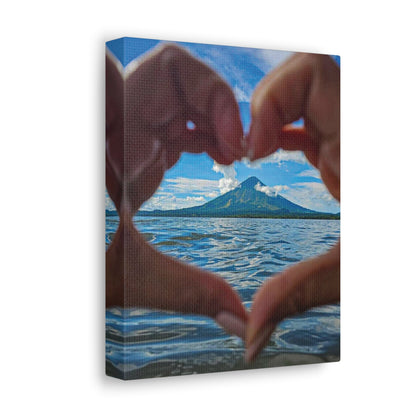 Volcan Corazón Canvas