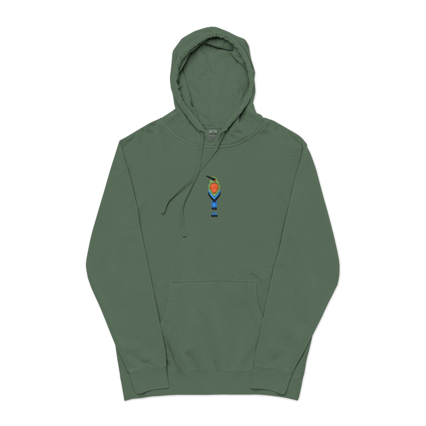 Guardabarranco Embroidered Pigment-Dyed Hoodie